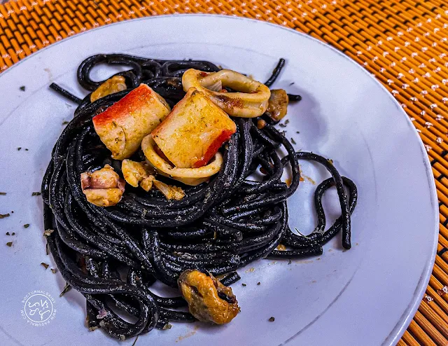 Mixed Seafood Pasta Negra Recipe by Edd